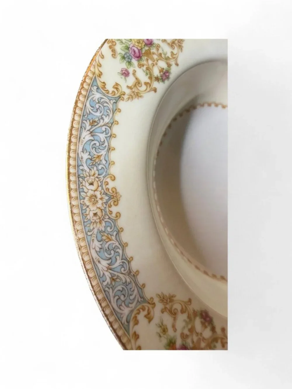 Vintage Rose China Clermont Bowl - Movie Prop from Occupied Japan